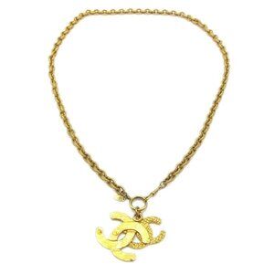 Chanel CC Pendant Necklace Gold 6125/3052/29 97886
